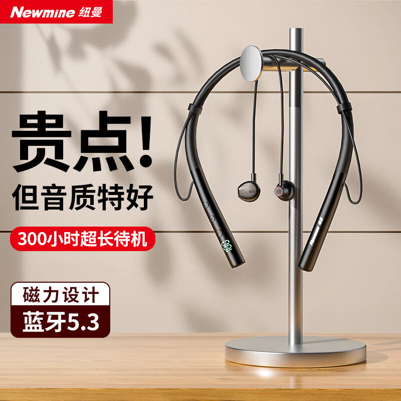 纽曼无线蓝牙耳机挂脖式颈挂式入耳式降噪运动跑步大电量长续航属于什么档次？