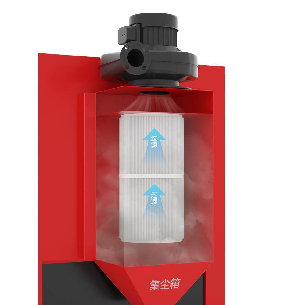 立式工业无尘小型自手动高压核桃抛光翻新吹打喷沙除锈喷砂机