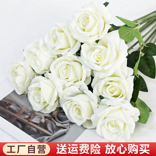 婚庆情人节仿真玫瑰花束