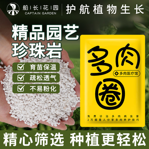 珍珠岩大颗粒兰花育苗园艺植料