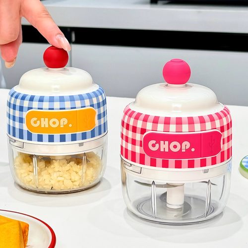 左左居里电动捣蒜器蒜蓉蒜末