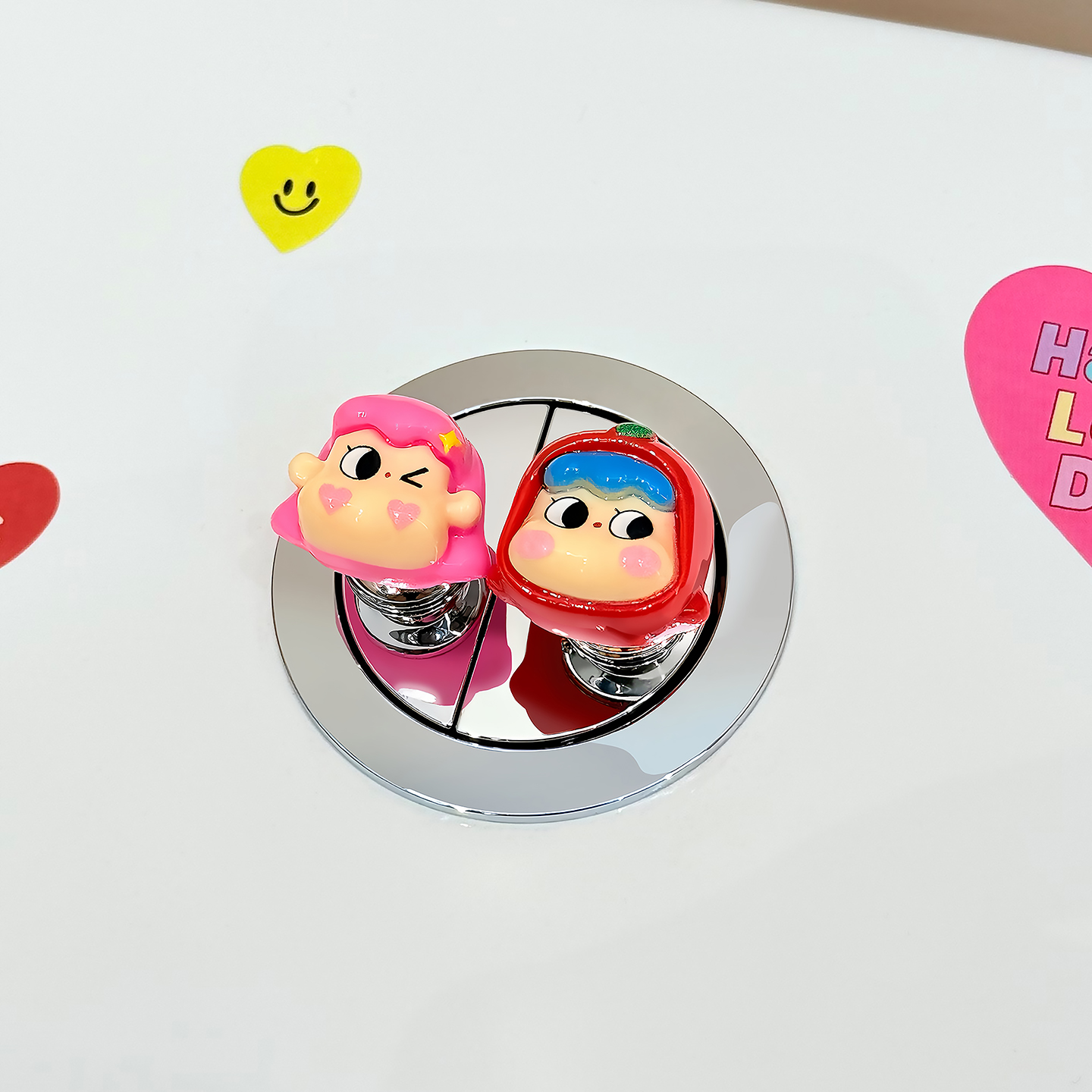 左左居里马桶按压器可爱卡通