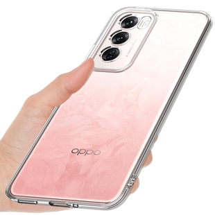 适用于opporeno12手机壳透明OPPO Reno12PRO手机套气囊防摔RENO12保护套新款硅胶软全包边男女个性创意潮简约