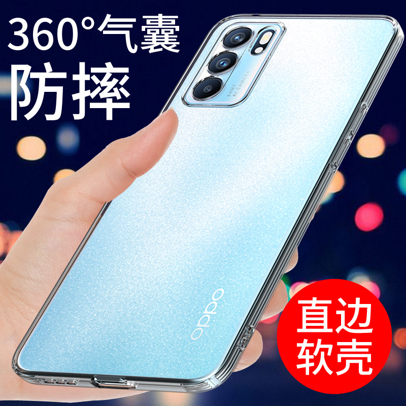 适用于opporeno6手机壳透明