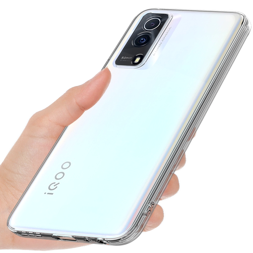 适用于IQOOZ5X手机壳vivo iqooz5透明软壳IQOOZ3保护套新款硅胶外壳个性创意气囊防摔全包边潮简约指环支架
