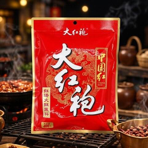 大红袍火锅底料红汤麻辣烫400g*30袋麻辣香锅四川老火锅串串香商