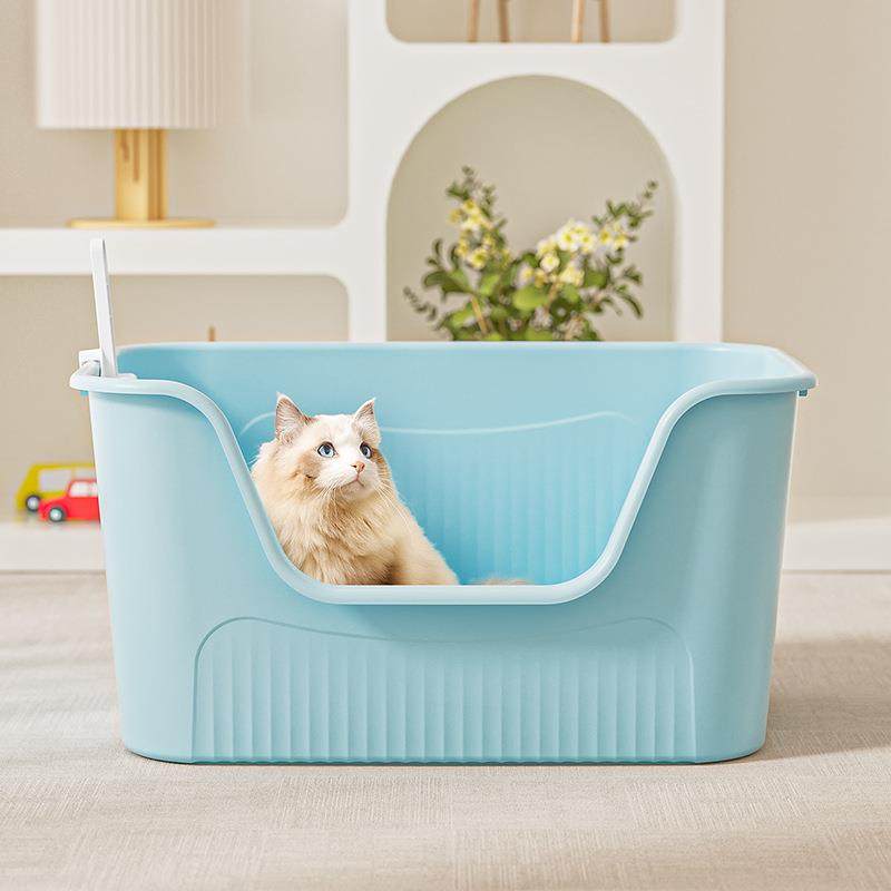 超大号防外溅猫厕所幼猫特大号开放式猫砂盆子猫砂盆宠物用品,宠物/宠物食品及用品,猫砂盆/猫厕所,淘宝优惠券,粉丝福利购,淘宝优惠卷