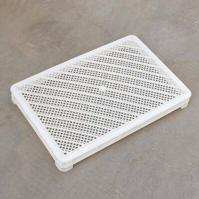 PP塑料单四角烘干盘食品晾盘物 现货供应晒流周转冻器EBA冷冻盘