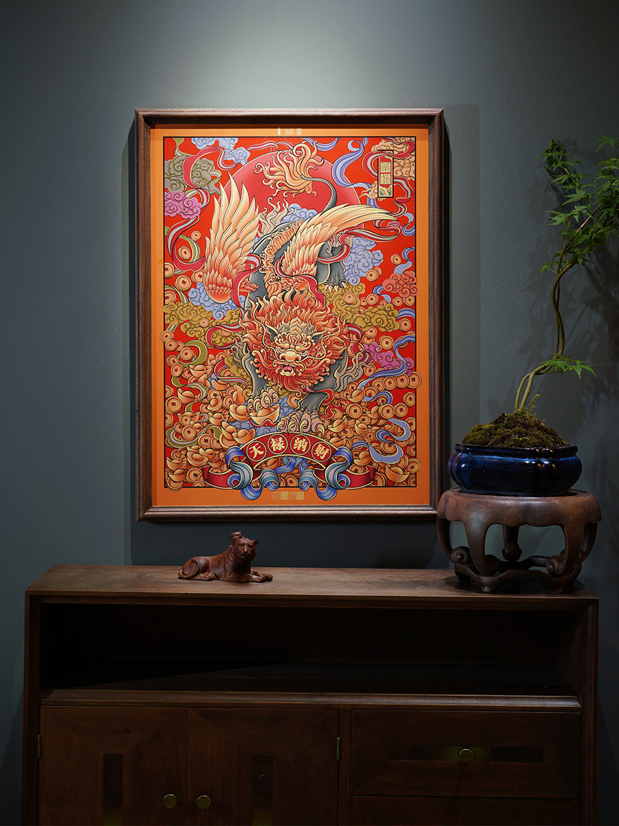 新中式黄铜玄关挂画招财貔貅客厅高级装饰画转运西墙聚财铜画沙发,家居饰品,现代装饰画,淘宝优惠券,粉丝福利购,淘宝优惠卷