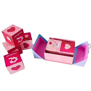 渐礼e+rh6/v+变双门惊喜弹红包盒子开仪式跳感生日礼盒弹钱爆炸盒