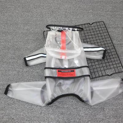 宠物狗JMD-1312狗四脚全包小雨衣迪比熊法斗型雨犬泰防脏雨披衣