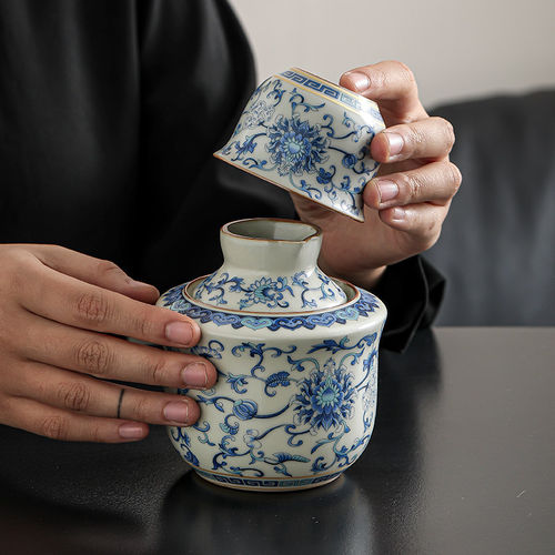 黄酒温酒器家用烫酒壶中式酒具套装白酒杯暖酒壶二两半斤装热酒器