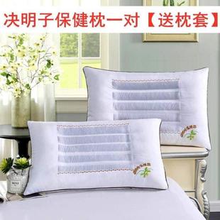 护双人硬枕套荞麦枕头睡眠带枕芯单人颈椎决明子家用一对整头 助装