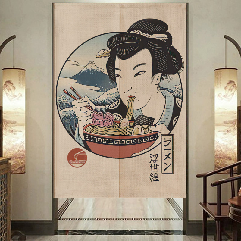 田百夏厨房棉麻短帘网红遮挡帘