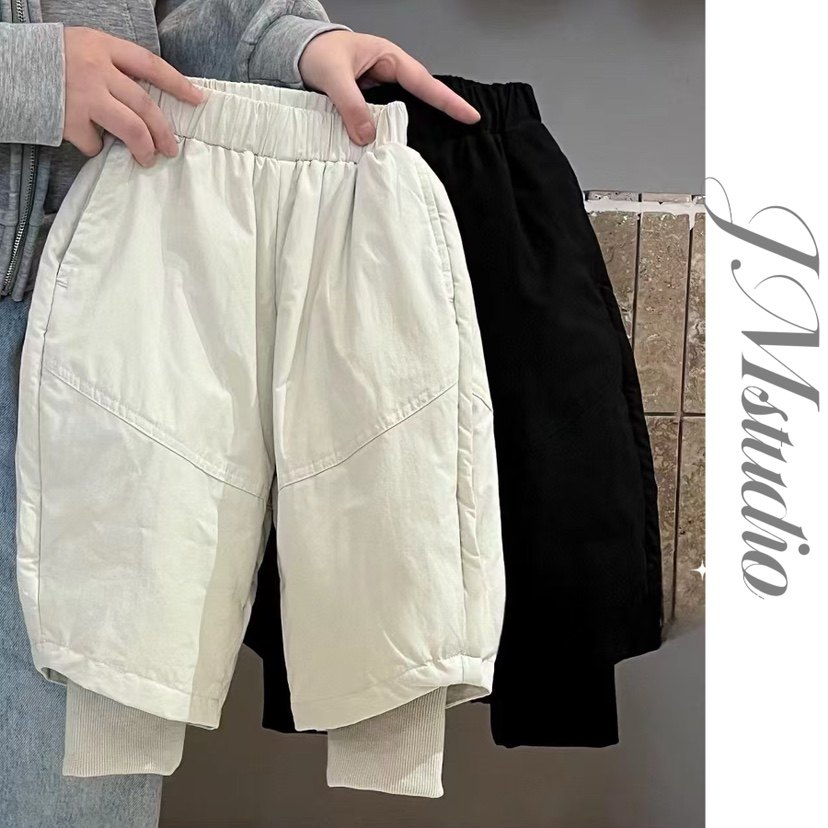 小妞大咖童装男女童宝宝儿童冬装90白鸭绒羽绒裤宽松老爹裤哈伦裤,童装/婴儿装/亲子装,裤子,淘宝优惠券,粉丝福利购,淘宝优惠卷