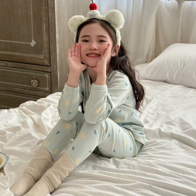 可乐梨2025秋冬男女童儿童宝宝中大童抗菌卡通睡衣家居服秋衣套装,童装/婴儿装/亲子装,家居服套装,淘宝优惠券,粉丝福利购,淘宝优惠卷