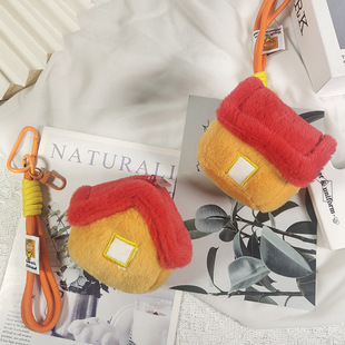 创意土地庙毛绒玩偶钥匙扣 十个勤天周边娃娃小挂件包包挂饰礼物