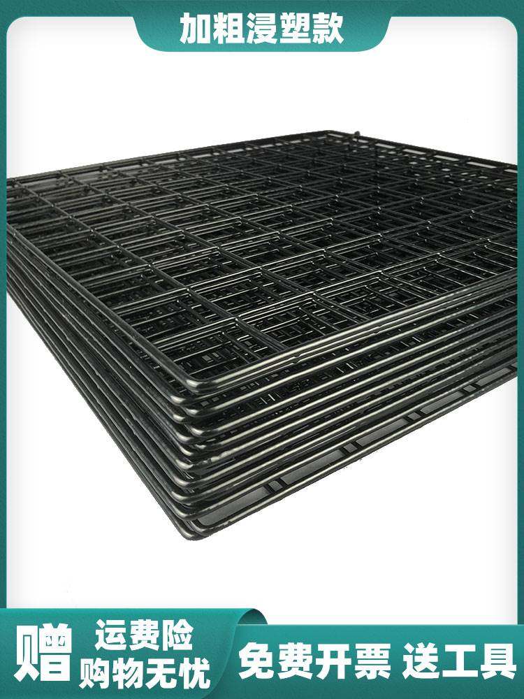 黑色铁艺网格铁网货架超市照片墙网架铁丝格网挂墙置物架地摊上墙