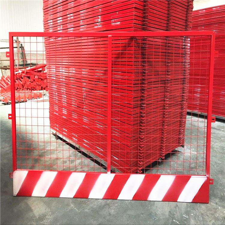 工地移动临边基坑护栏冲孔网道路施工建筑警示围挡市政电梯门井口