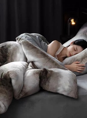 ZHotel 牛奶绒四件套獭兔绒冬季深睡PRO+可机洗2025新款加厚保暖D