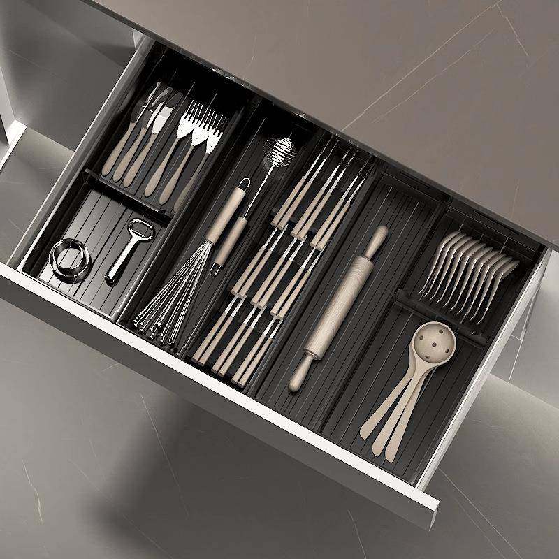 厨房抽屉收纳分隔内置橱柜内碗碟收纳架碗筷盘子收纳盒餐具放碗架,厨房/烹饪用具,抹布架/厨房清洁收纳架,淘宝优惠券,粉丝福利购,淘宝优惠卷