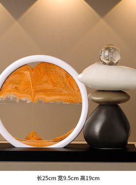 家居办公室玄关客厅电视柜流沙画