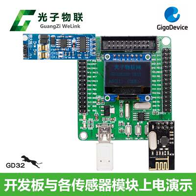 全新GD32E230C8T6开发板 GD32学习板 核心板 含例程