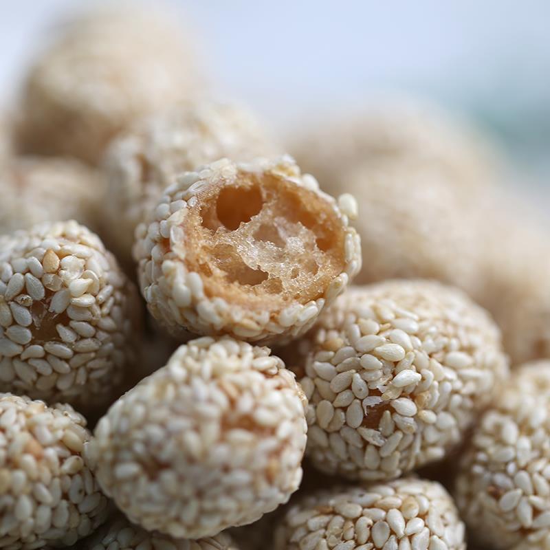 麻园湖南醴陵特产传统儿时零食老式糕点芝麻球麻枣下午茶点心年货