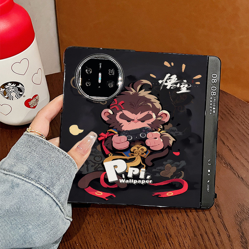 华为x5手机壳皮质游戏悟空