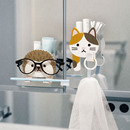 无痕免钉撕除不留痕粘钩 多功能收纳盒挂钩 日韩爆款 创意动物造型