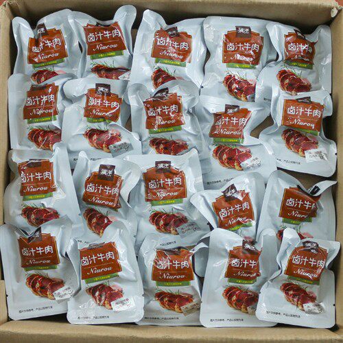 骥洋卤汁牛肉真空独立小包装五香卤味即食熟牛肉休闲零食食品特产