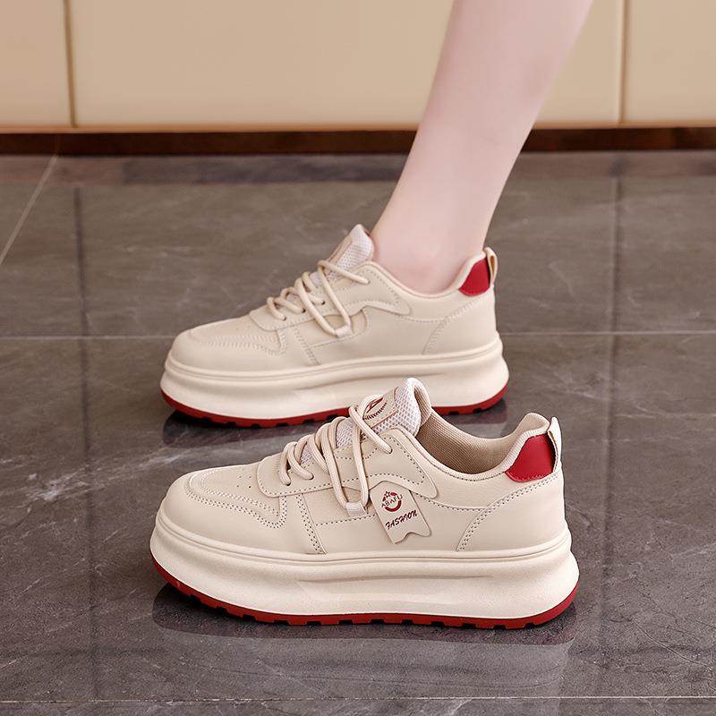厚底小白鞋女2025新秋ZY-1826季百搭运动鞋女款春学1生休闲板鞋女