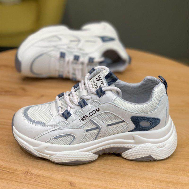 老爹千城A-96鞋女小显瘦is2023新款秋韩版轻便众厚底火百搭超休闲