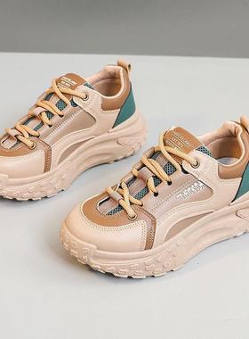 KT板28404新款简厚约女鞋20无品牌/2秋季韩版透气运动增高底学生