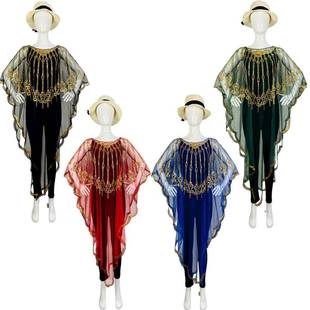 dress evening lace loose sequin cotton commuter temperament