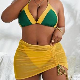 womens Sexy piece three bikini swimsuit