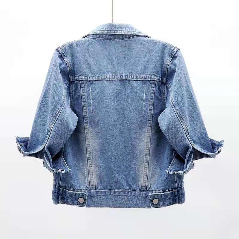 student versatile style Womens top denim cardigan fit