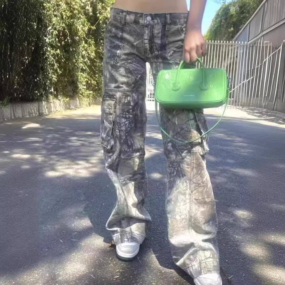 baggy trouser female size plus sweatpants leg wide