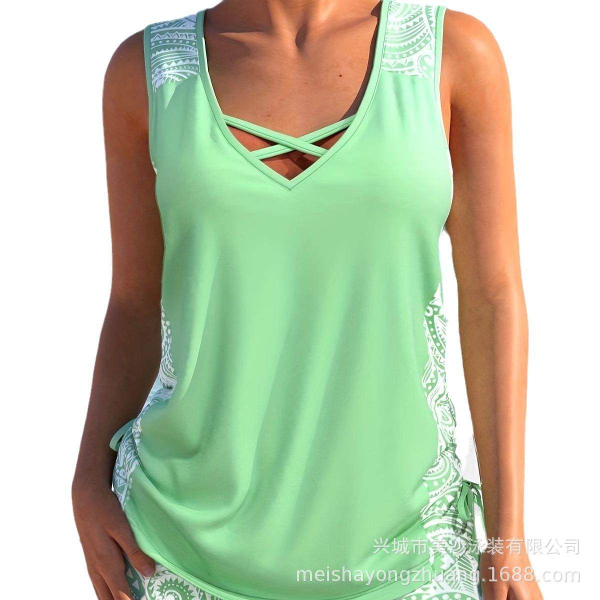 Women for Swimsuit Two-Piece Boxer Digital