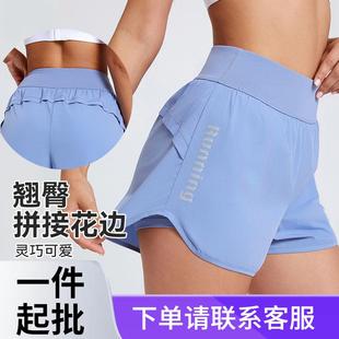 women running shorts sports fitness wear yoga shorts