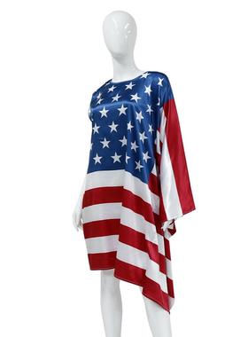 halloween color cosplayer independence day carnival costume