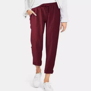 knot casual joggers high waisted trousers pantalones loose