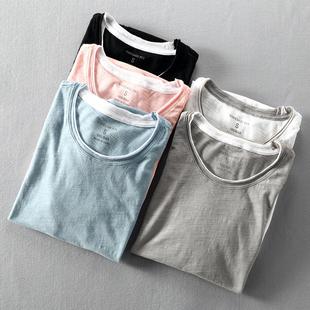 shirt cotton distressed thin washed casual Mens