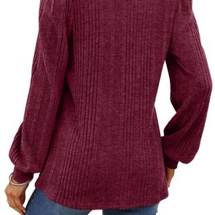 pullover fashionable top neck square sleeve casual style