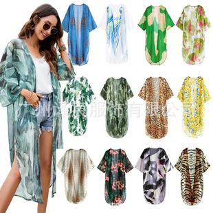 Women's Chiffon Sun Protection Clothes Beach Cardigan