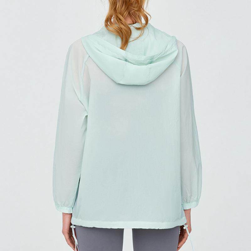 Hooded sun protection jacket outdoor three-dimensional