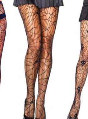 hollow pantyhose fishnet party spider stocks silk patterned