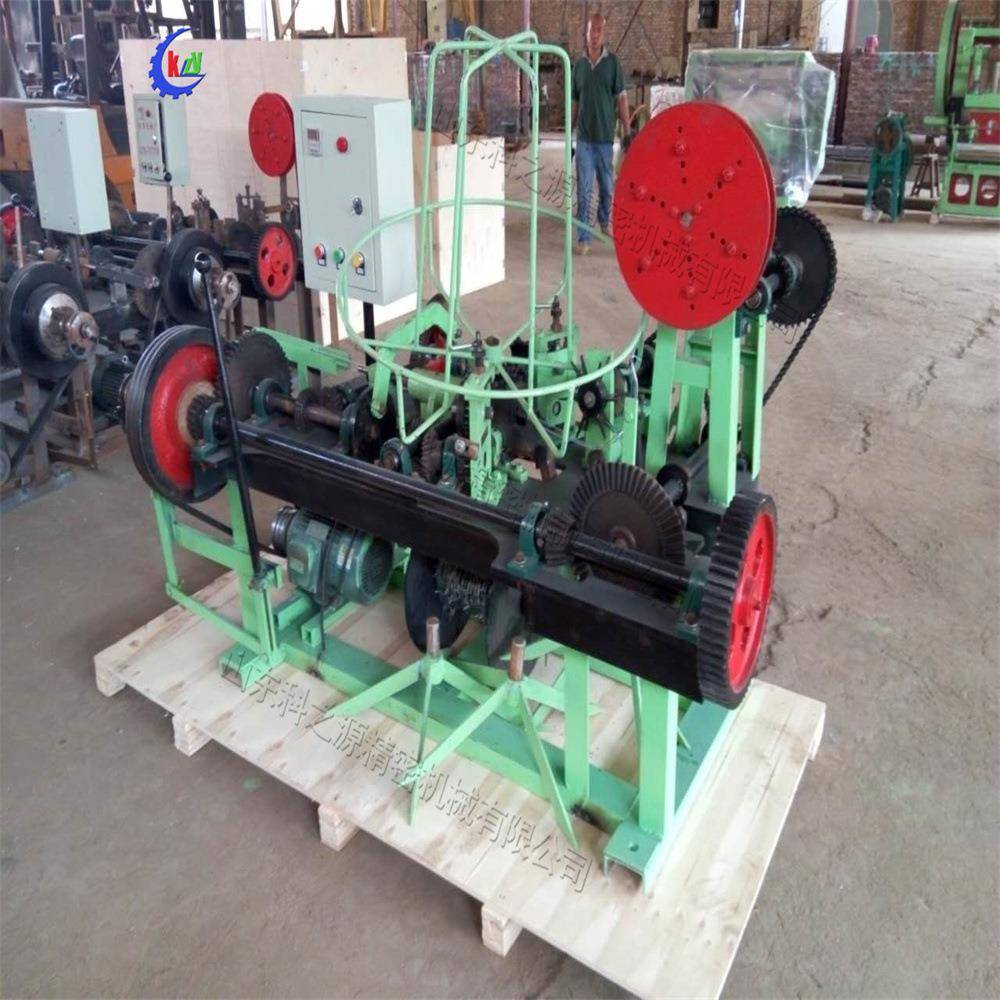 镀锌镀塑铁丝刺绳生产机高速公路防护围栏隔离网机双股刺网机