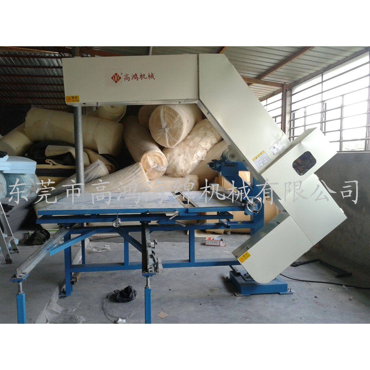 供应聚氨酯机械设备泡绵角度切割机PUPE海绵0-90度斜体裁切