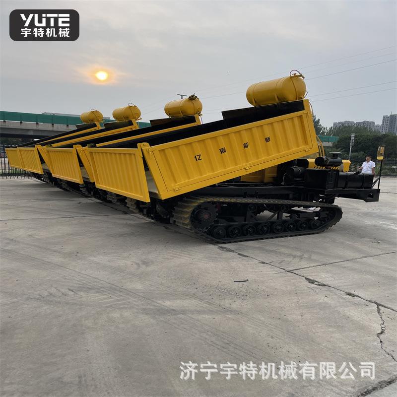 40吨履带运输车农田市政工程园林绿化自卸车农用爬山翻斗车